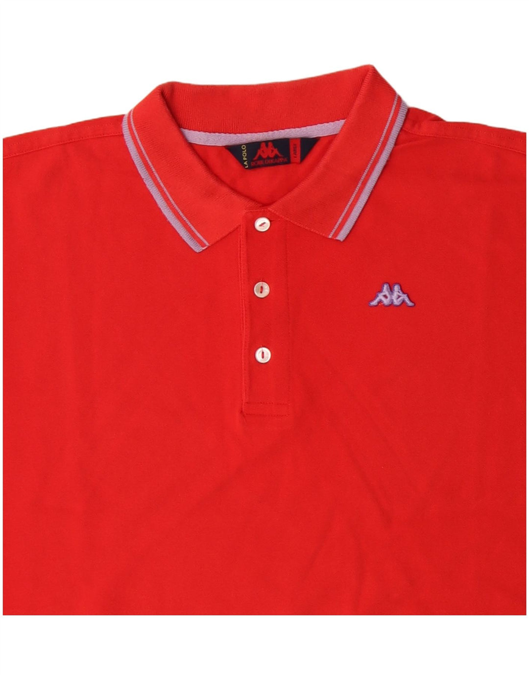 Camisa polo masculina KAPPA grande algodão vermelho