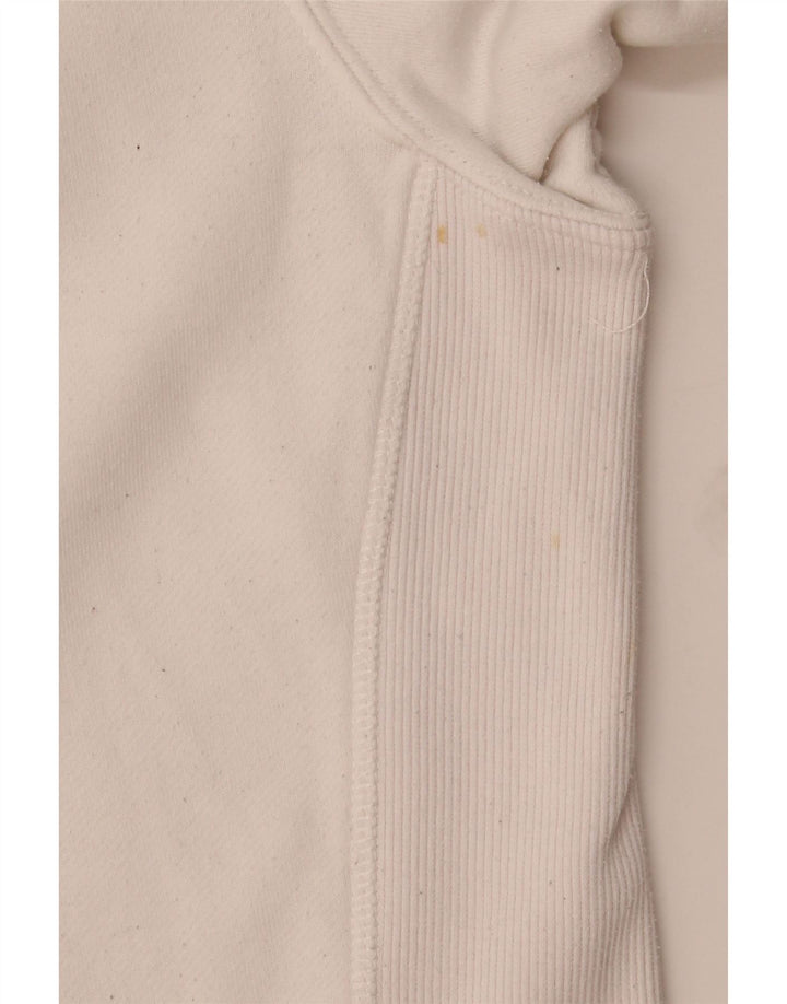Superdry moletom com capuz masculino médio algodão branco