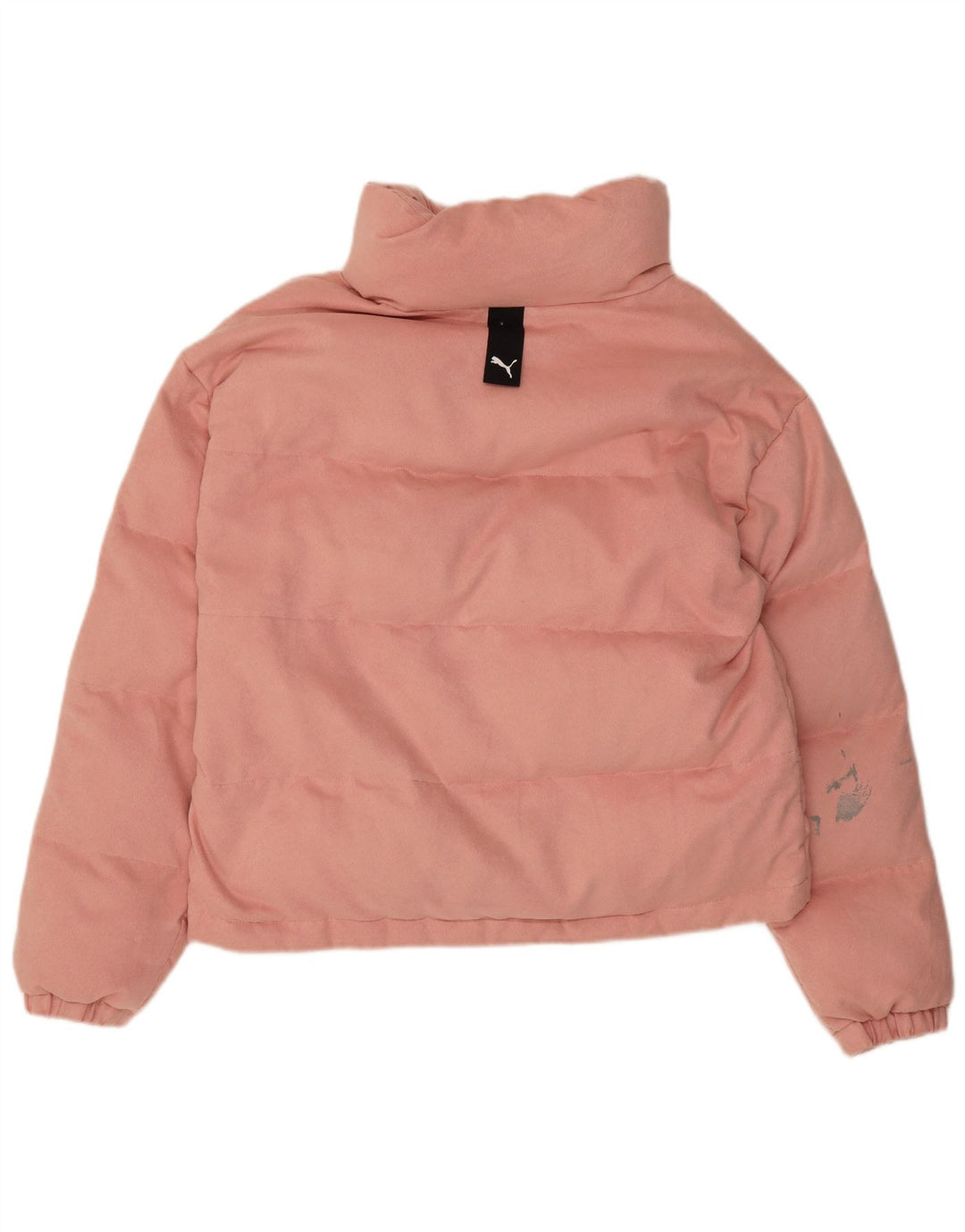 Jaqueta acolchoada feminina Puma UK 14 poliéster rosa médio