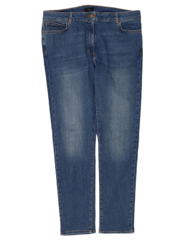M&Co Jeans Skinny Feminino Reino Unido 16 Grande W34 L30 Azul Algodão