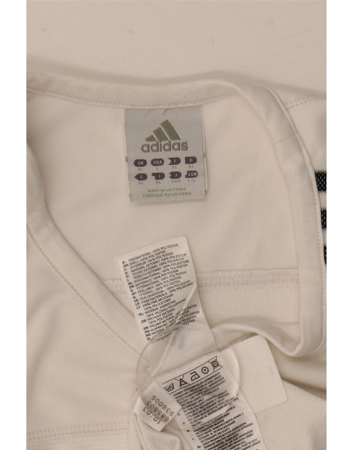 Adidas Mens Climacool Camiseta Top XL Branco Poliéster
