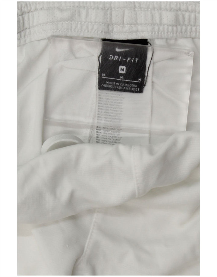 Nike Mens Dri Fit Sport Shorts Médio Branco Poliéster