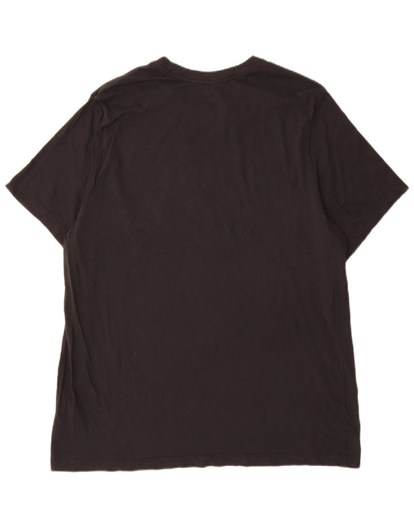 Camiseta Nike masculina gráfica Top 2XL algodão preto