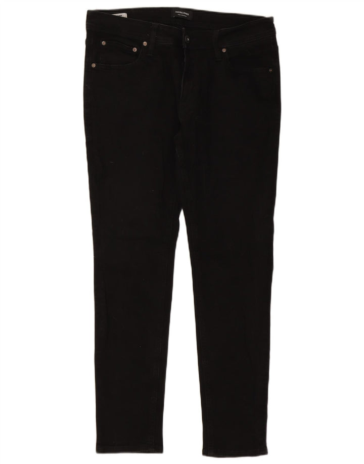 JACK & JONES Mens Liam Jeans Skinny W34 L30 Preto