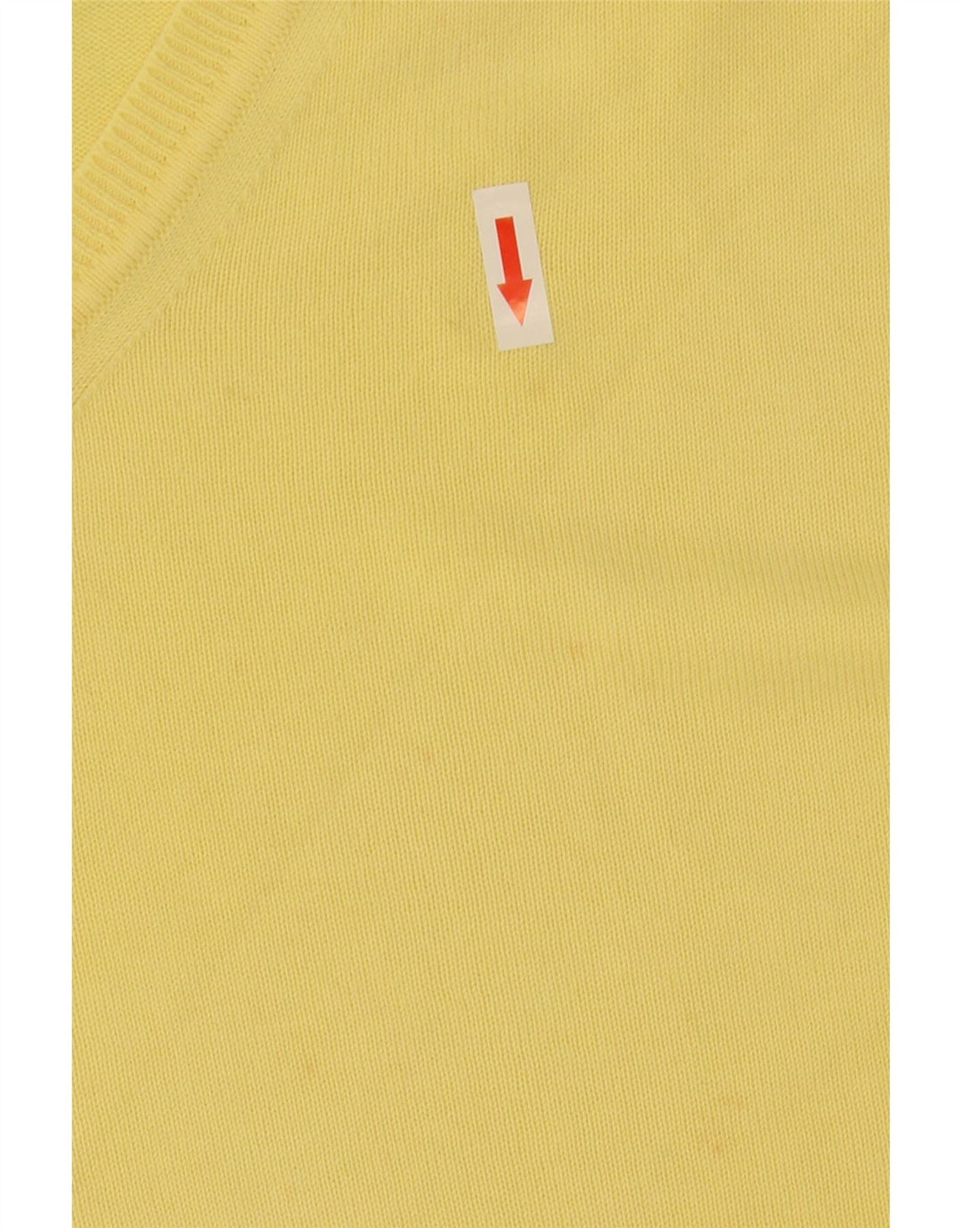 Suéter masculino Zara com decote em V XL amarelo