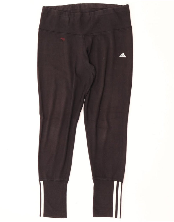 Leggings Adidas Femininas UK 12/14 Médio Algodão Preto