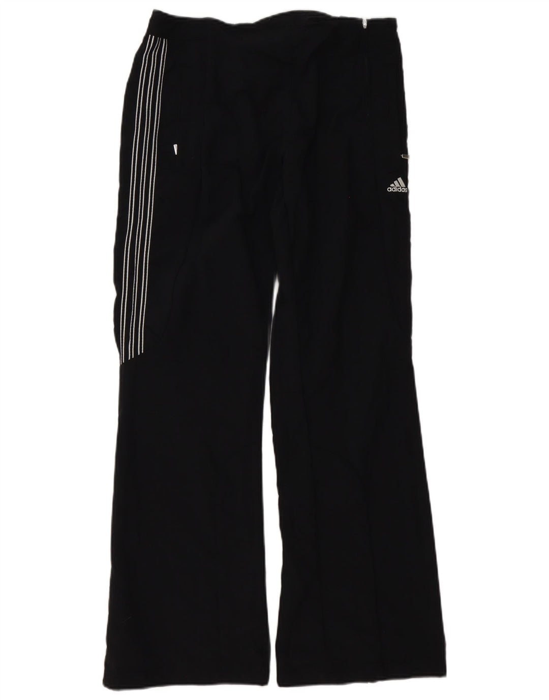 Calça de treino feminina Adidas UK 14 poliéster preto médio