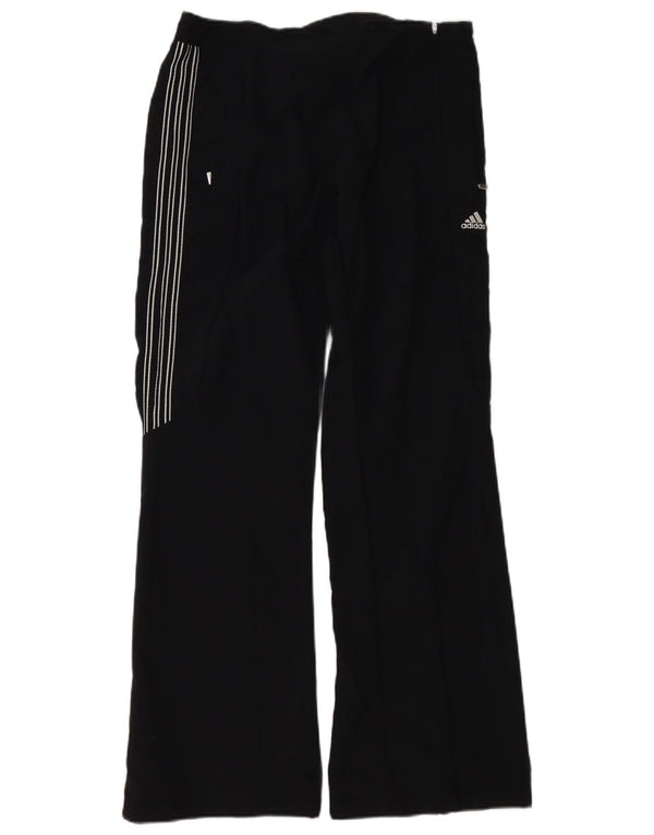 Adidas Womens Tracksuit Trousers UK 14 Medium Black Polyester