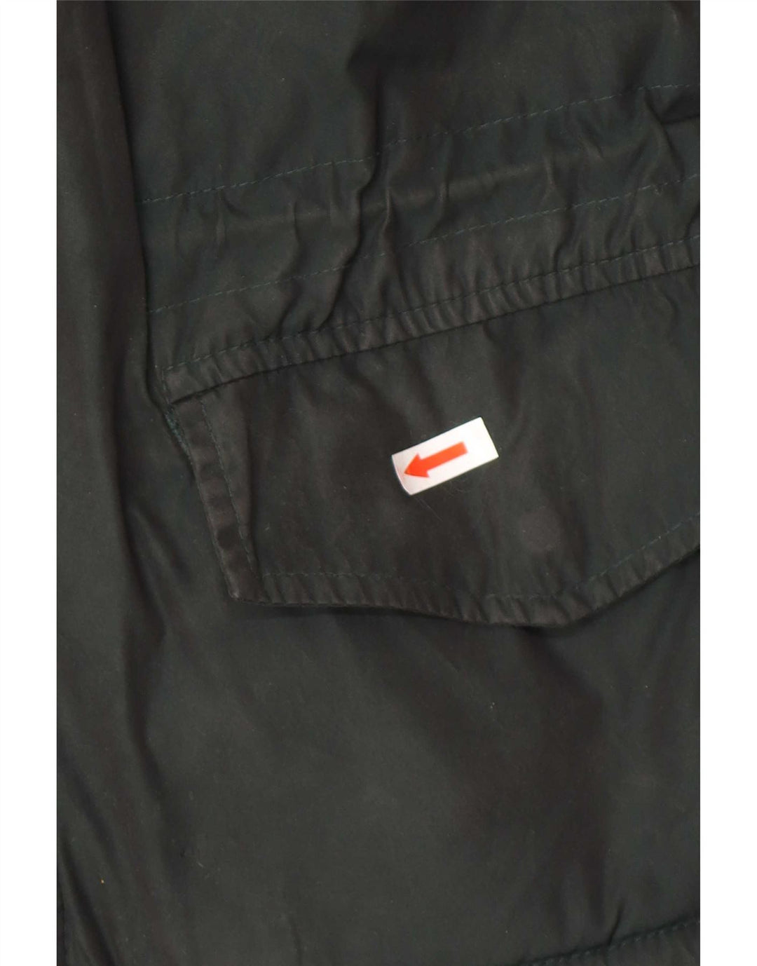 Jaqueta militar masculina Aspesi Reino Unido 38 poliéster Colourblock verde médio