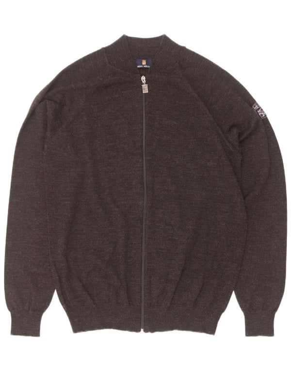 Suéter cardigã masculino Marina Militare 2XL cinza