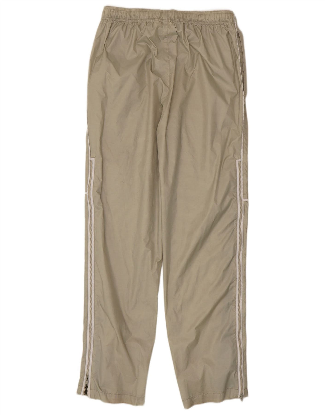 Calça de treino masculina vintage poliamida bege médio