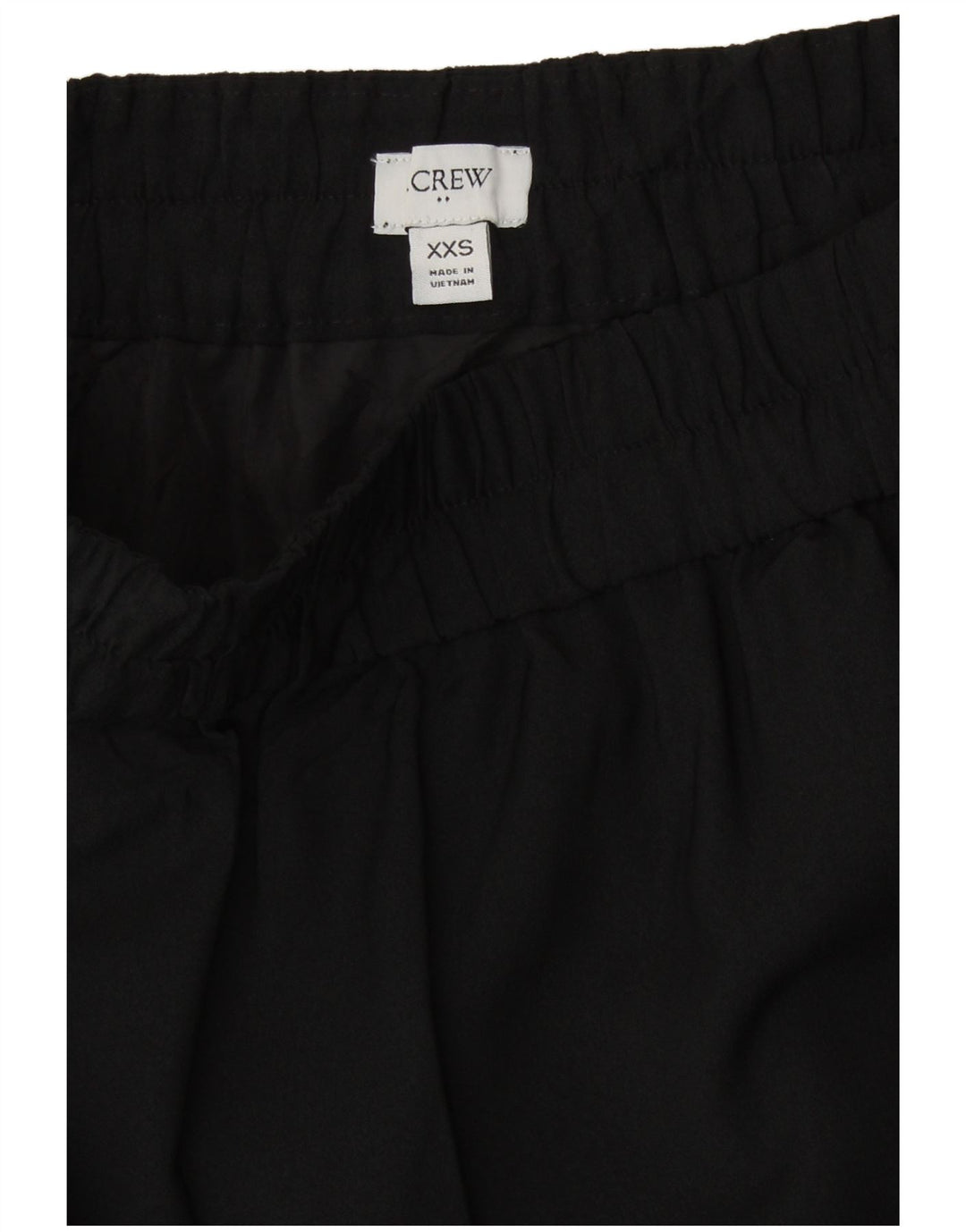 J. CREW Saia reta feminina de cintura alta 2XS W25 poliéster preto