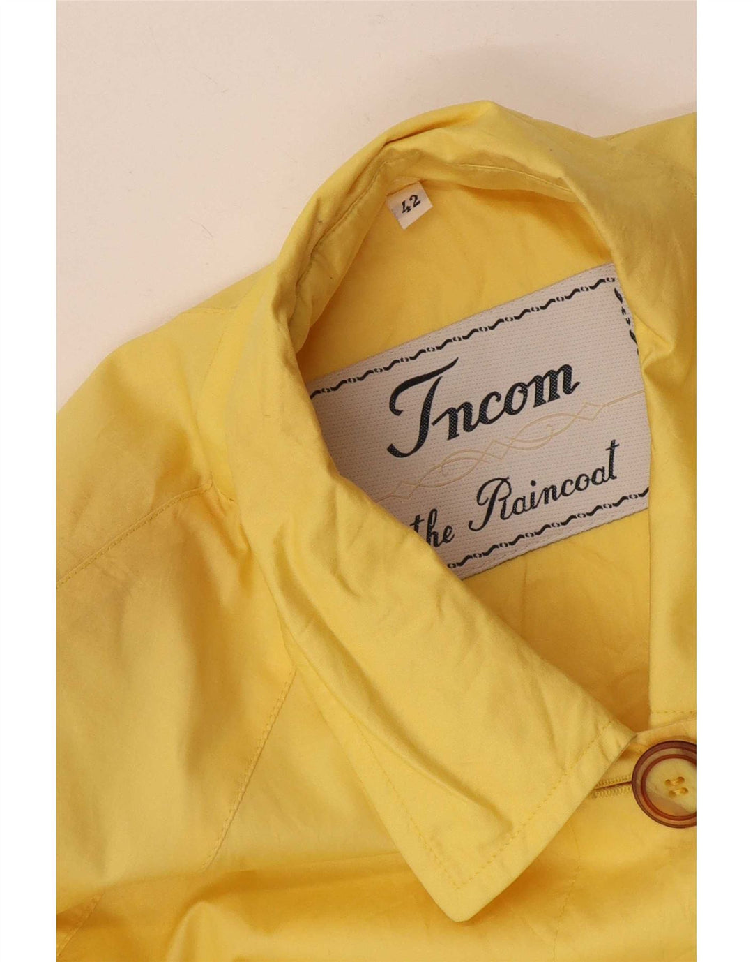 Capa de chuva feminina grande Incom EU 42 grande amarelo