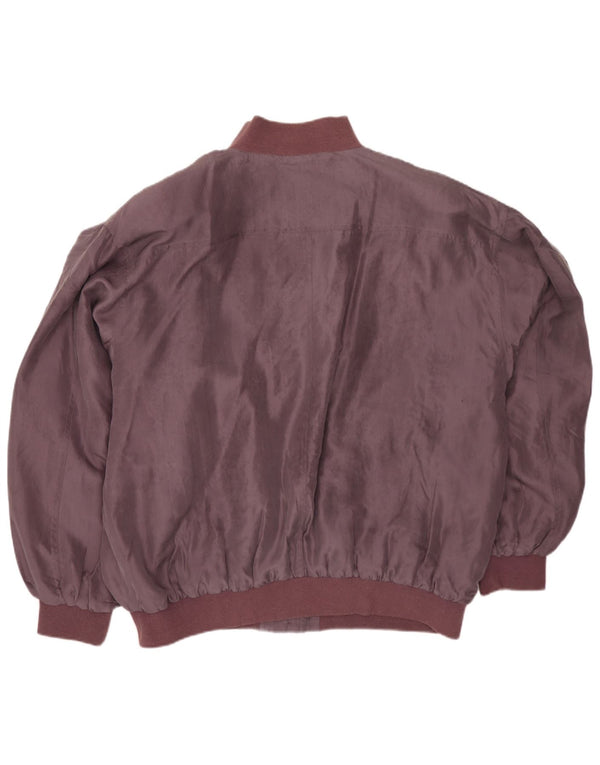 Nova Jaqueta Bomber Oversized Feminina Rápida UE 44 XL Roxo