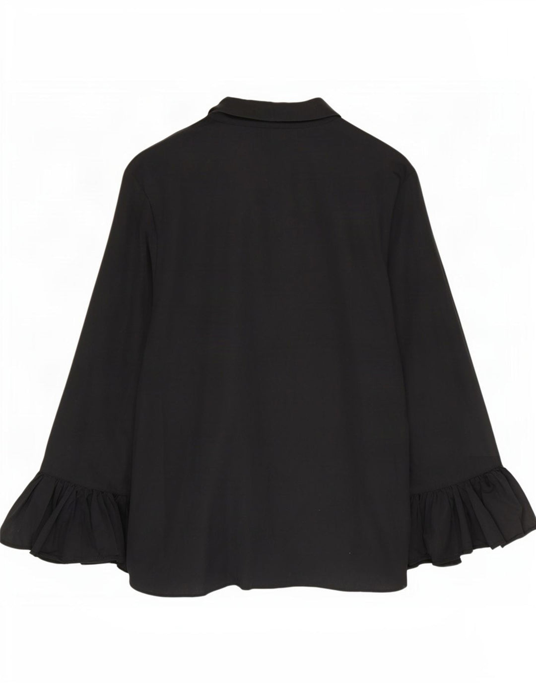 Blusa feminina Marks & Spencer UK 24 4XL algodão preto