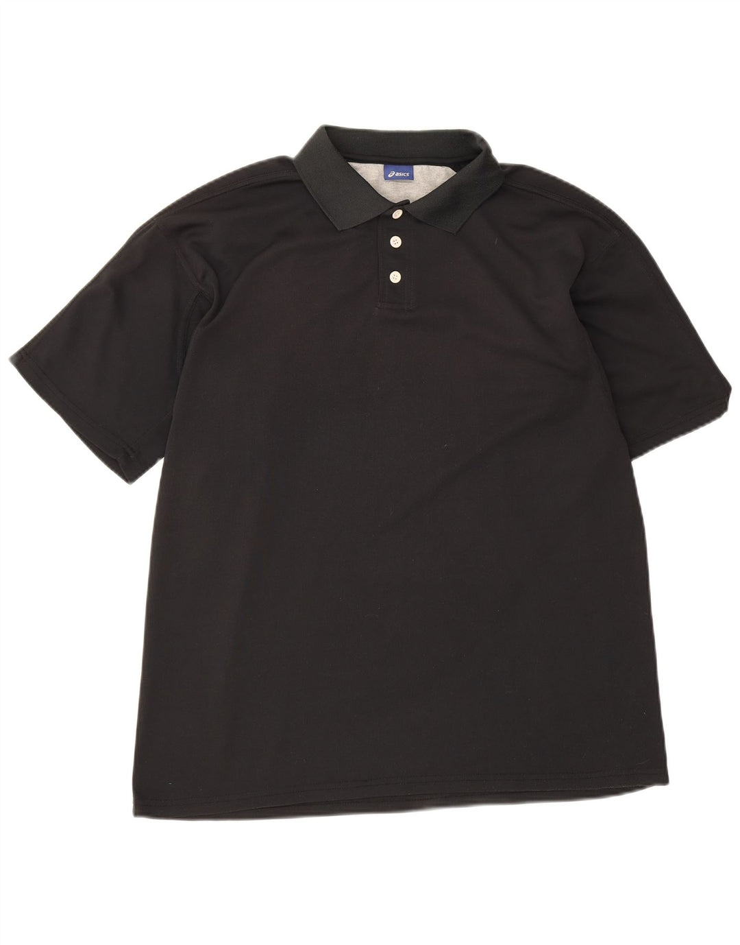 Camisa polo masculina Asics XL preta poliéster