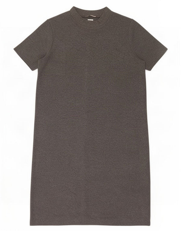 Zara Womens Trafaluc Jumper Dress UK 16 Large Grey Polyester