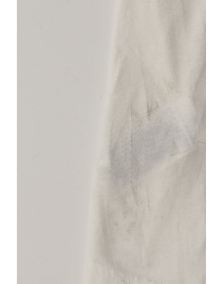 Adidas Mens Aeroready Camiseta Top Médio Poliéster Branco