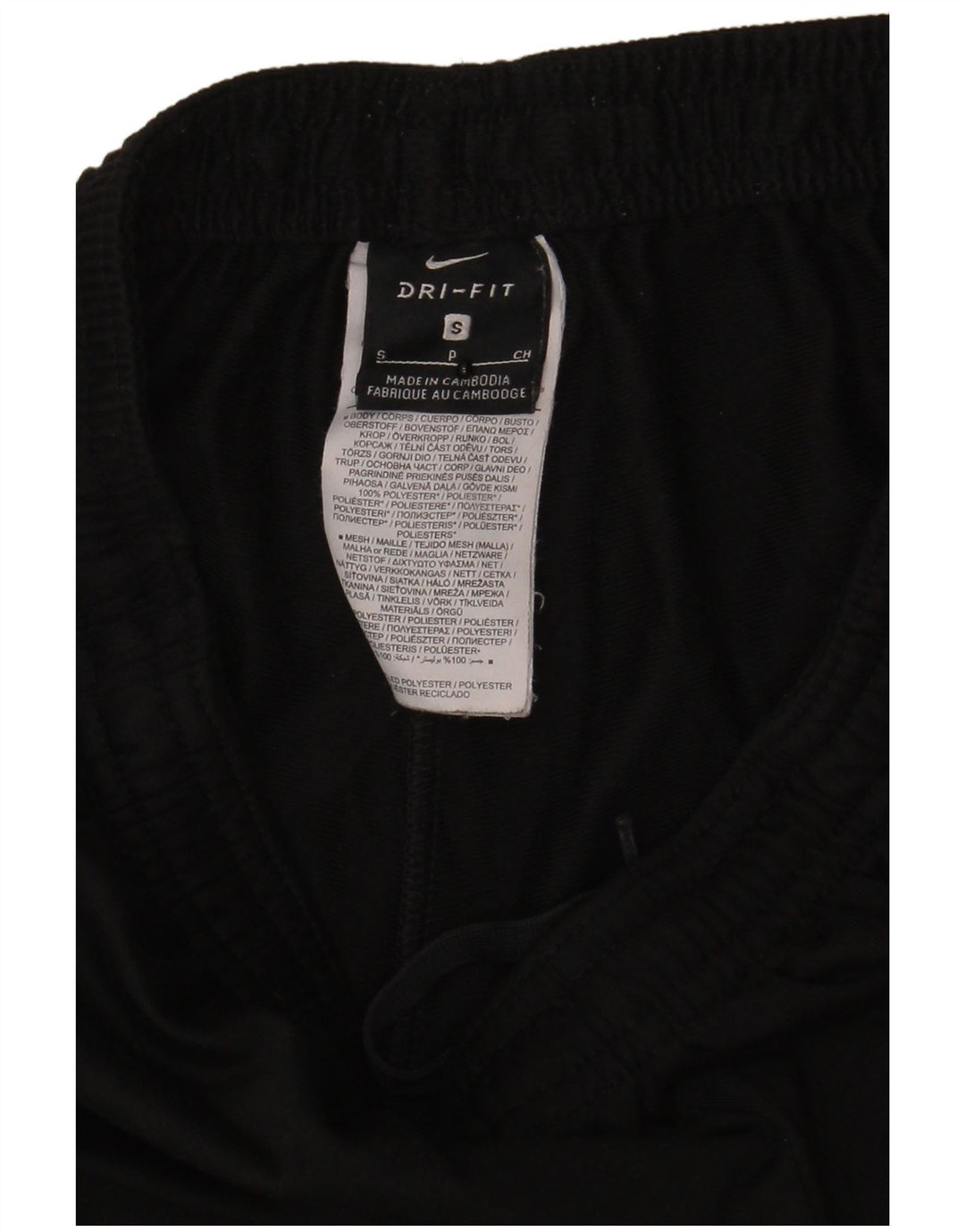 Calça Nike Masculina Treino Pequena Poliéster Preta