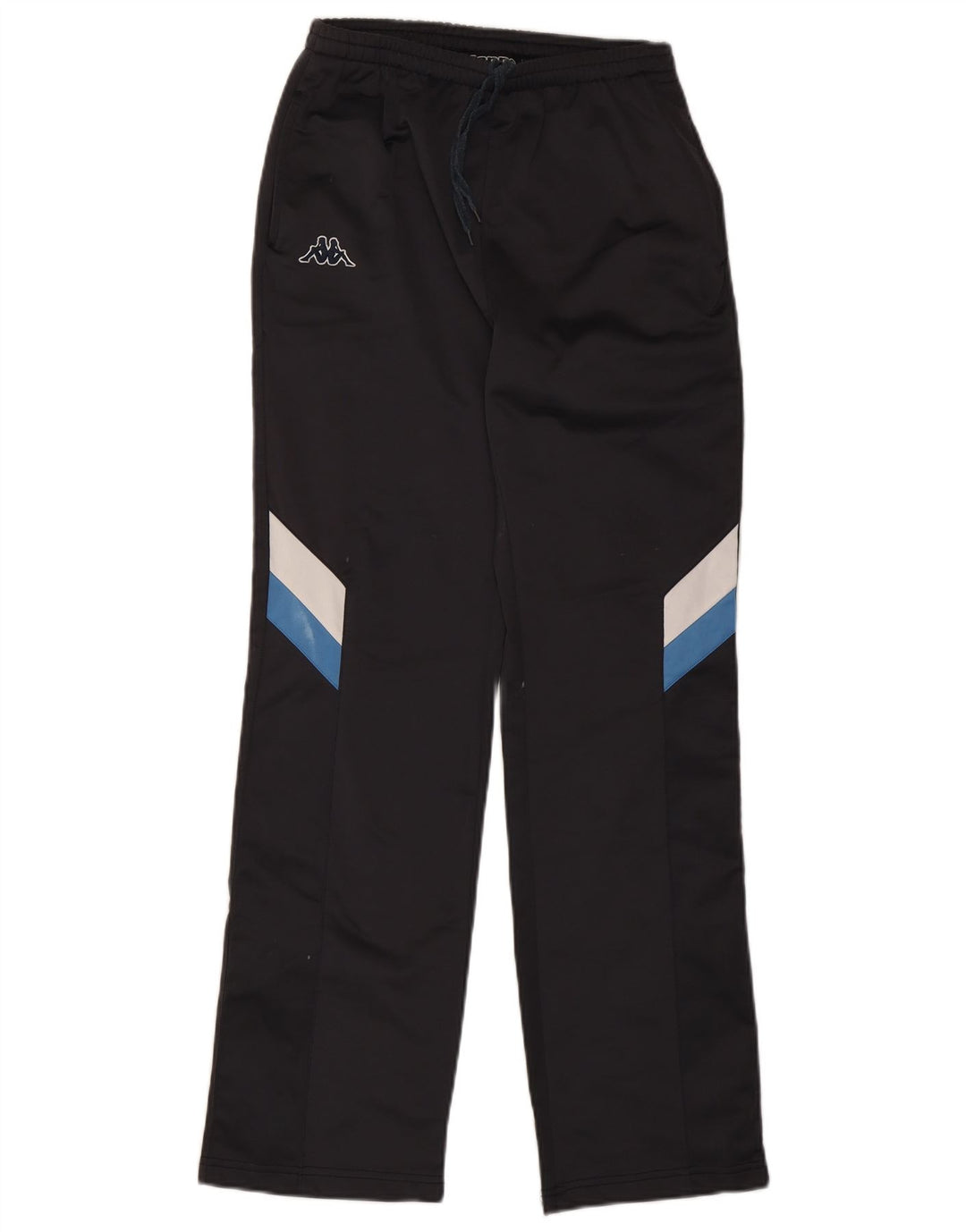Calça de treino masculina Kappa médio preto colorblock poliéster