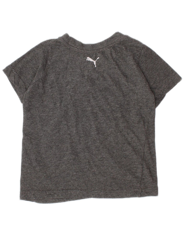 Camiseta Puma Baby Boys Graphic 18-24 meses algodão cinza