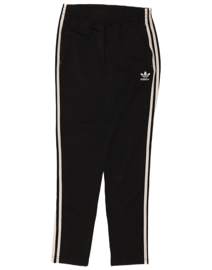Calças de treino masculinas ADIDAS poliéster preto médio