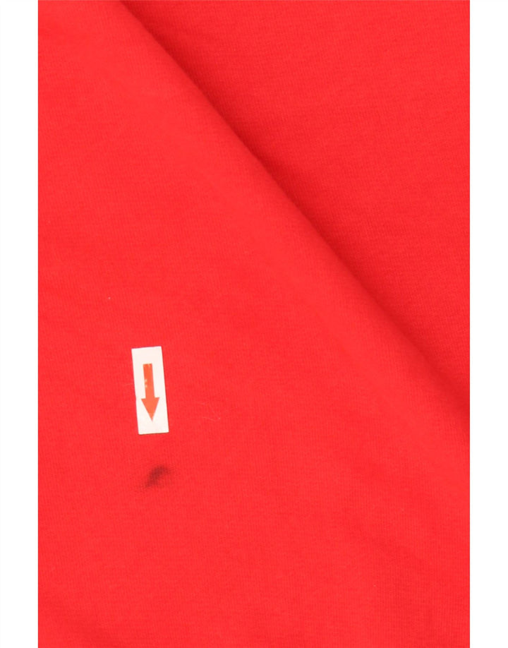 Suéter feminino Lee com estampa regular e ajuste regular, algodão vermelho médio 14