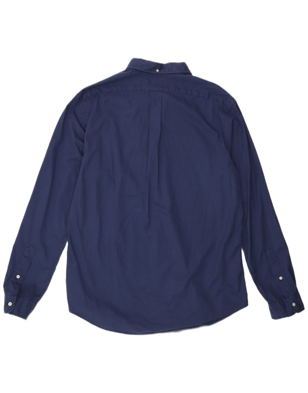 Camisa Slim Fit Masculina Ralph Lauren XL Azul Marinho Algodão