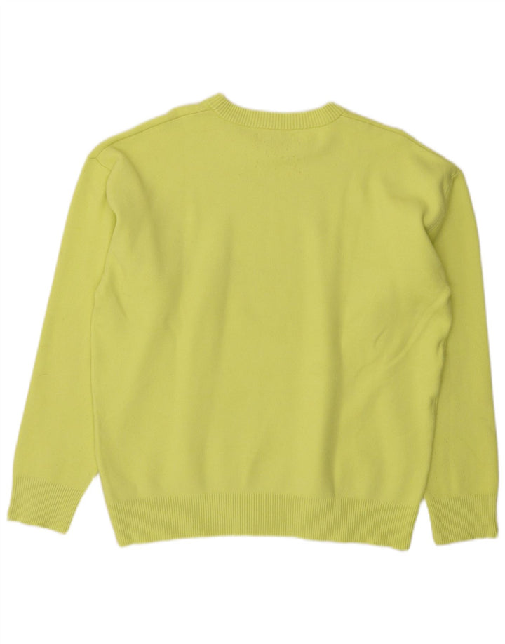 Zara Suéter masculino com gola canoa grande viscose verde