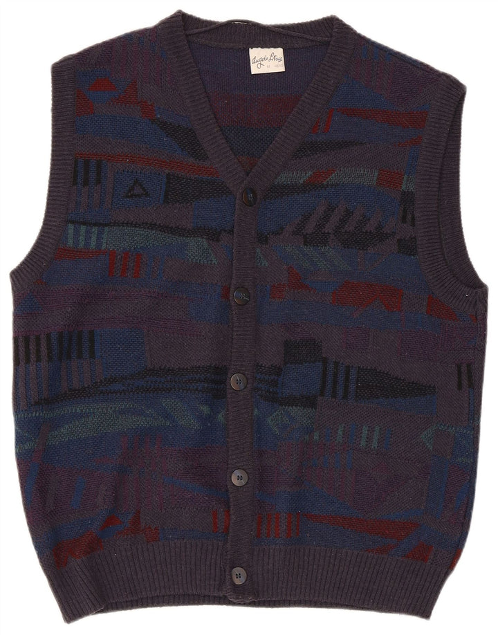 Angelo Litrico Suéter Cardigan Masculino IT 48/50 Médio Multicolorido