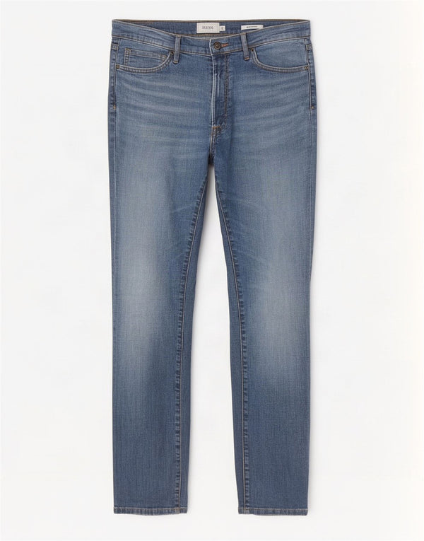 Jeans retos masculinos Marks & Spencer W36 L33 algodão azul