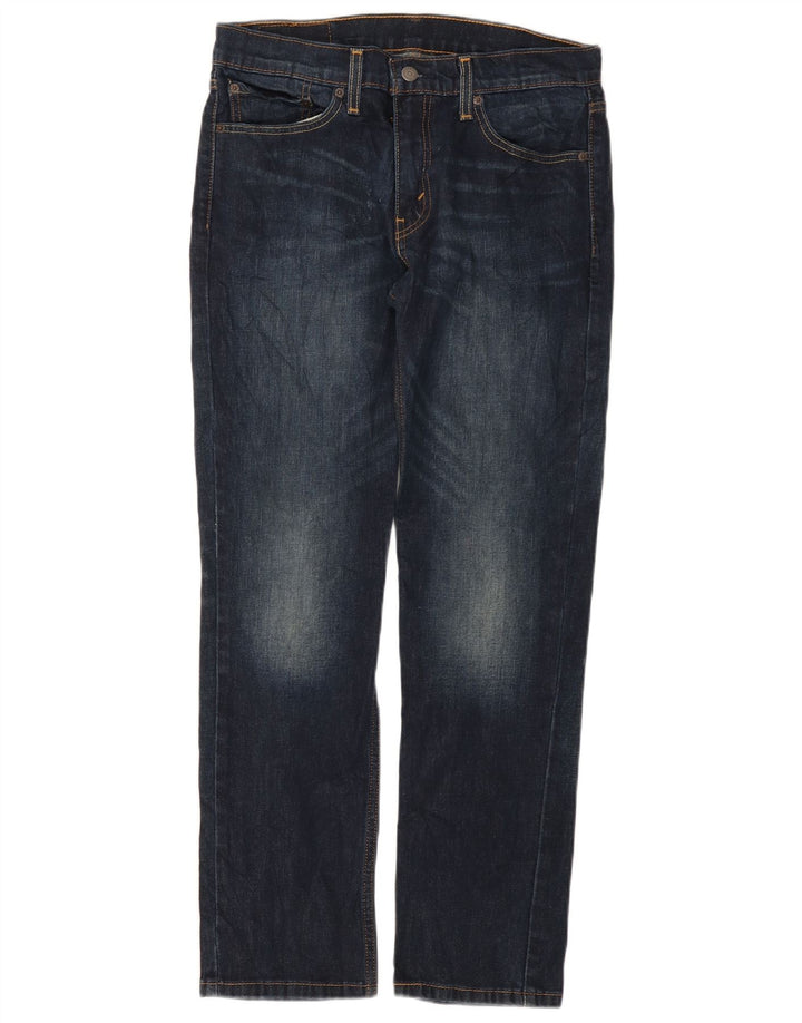 Levi's Masculino 511 Slim Jeans W32 L30 Azul Marinho Algodão