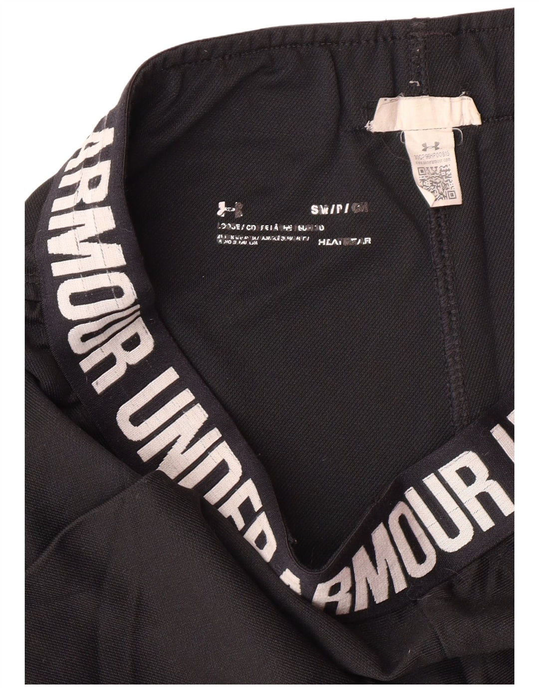 UNDER ARMOUR Calções esportivos femininos Heat Gear Graphic UK 10 pequenos pretos