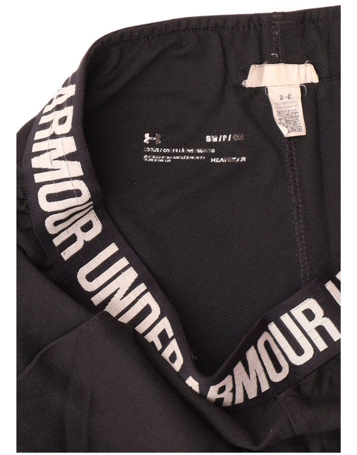 UNDER ARMOUR Calções esportivos femininos Heat Gear Graphic UK 10 pequenos pretos