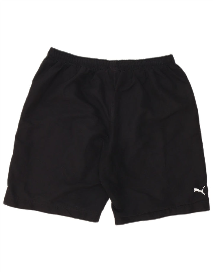 Shorts de natação masculino Puma grande poliéster preto