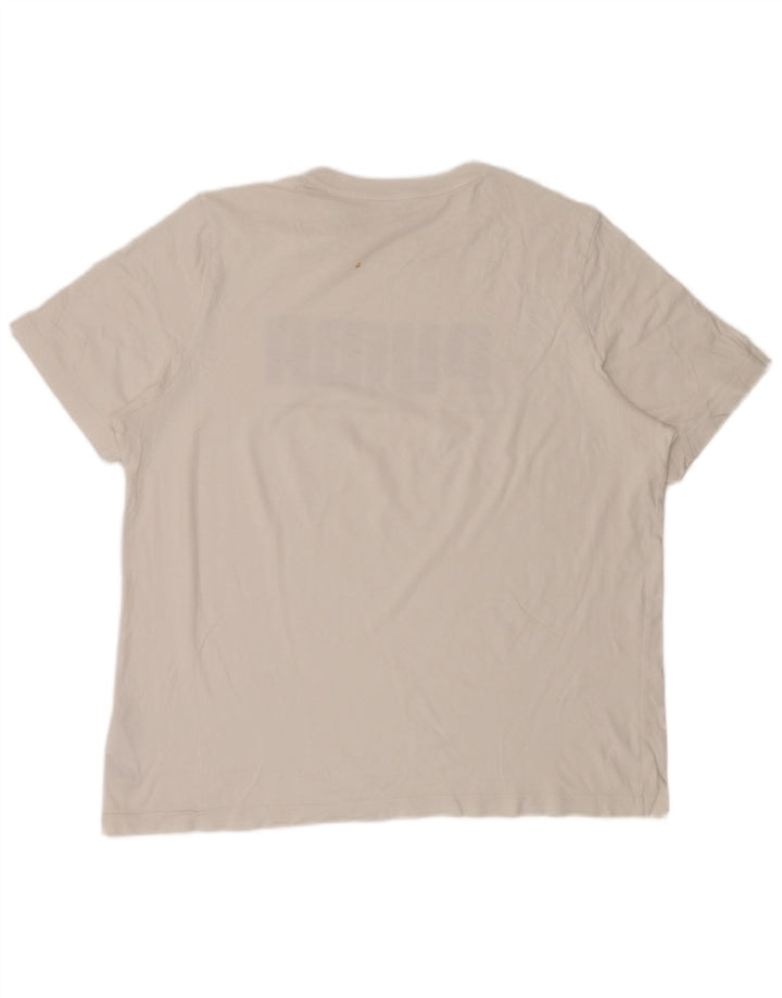 Camiseta masculina Puma Graphic Top XL algodão branco