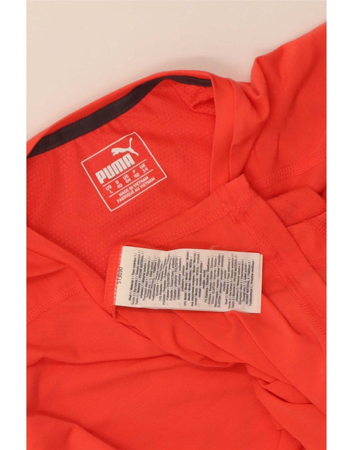 Camiseta feminina Puma UK 14 grande poliéster vermelho
