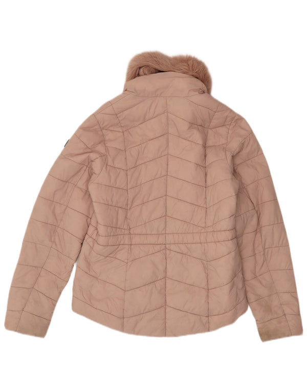 Jaqueta acolchoada Barbour para meninas 12-13 anos XL rosa poliamida