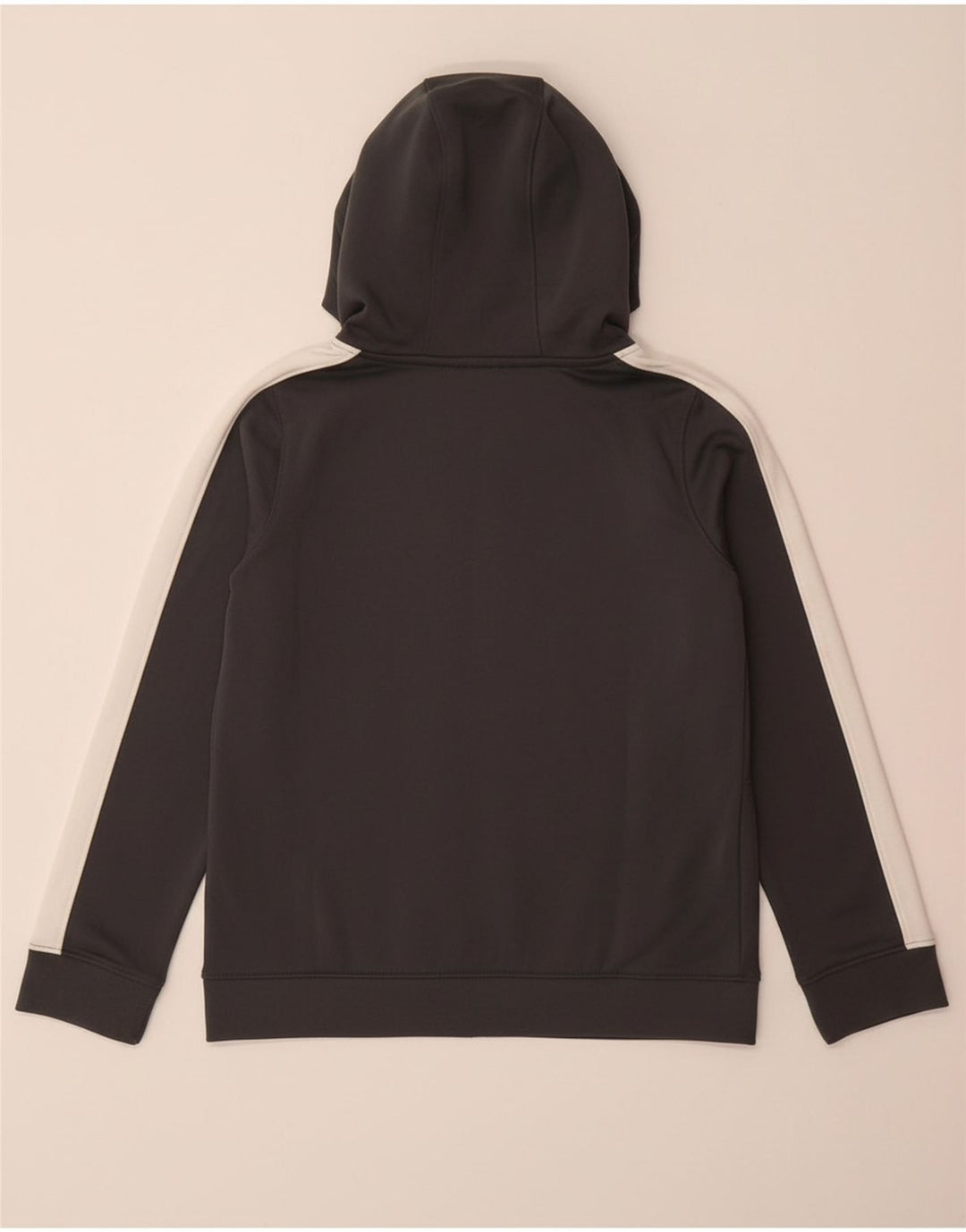 Suéter com capuz e zíper UNDER ARMOUR para meninos 9-10 anos cinza médio bloco colorido
