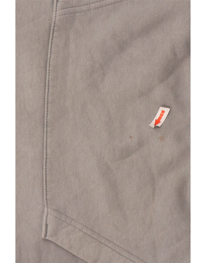 Nike Mens Hoodie Jumper Médio Algodão Cinza