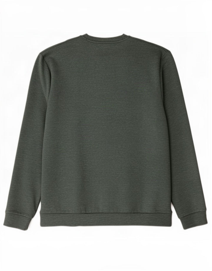 Under Armour Mens moletom jumper XL poliéster manchado verde