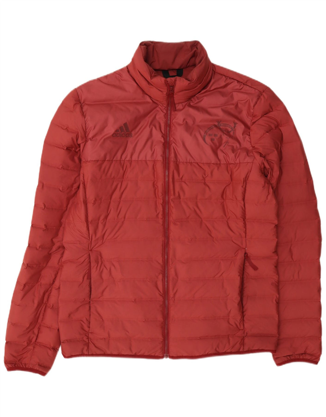 Adidas Mens Munster Rugby Jaqueta Acolchoada Reino Unido 40 Grande Poliéster Borgonha