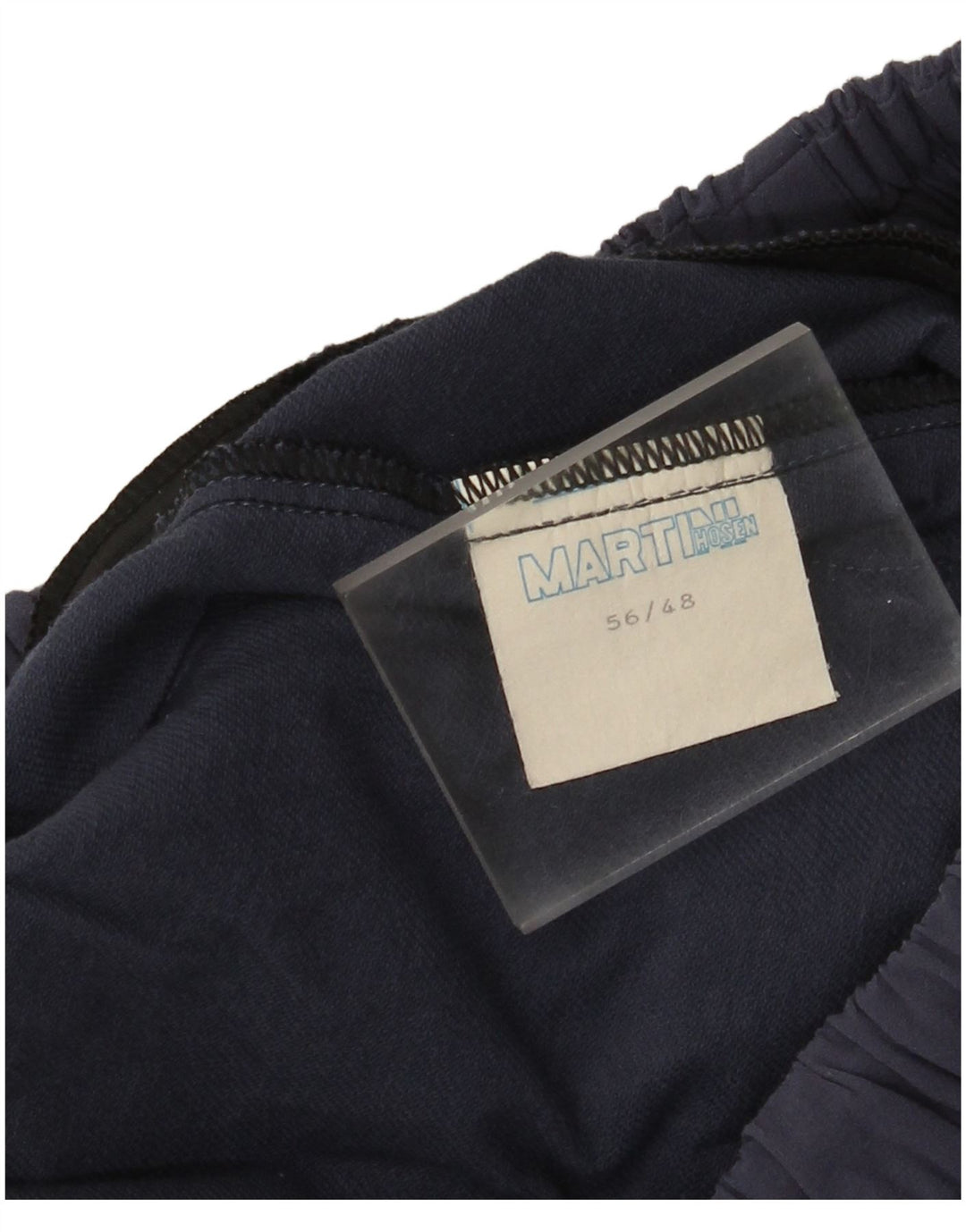 Calça de treino masculina vintage Joggers IT 48 médio azul marinho colorblock
