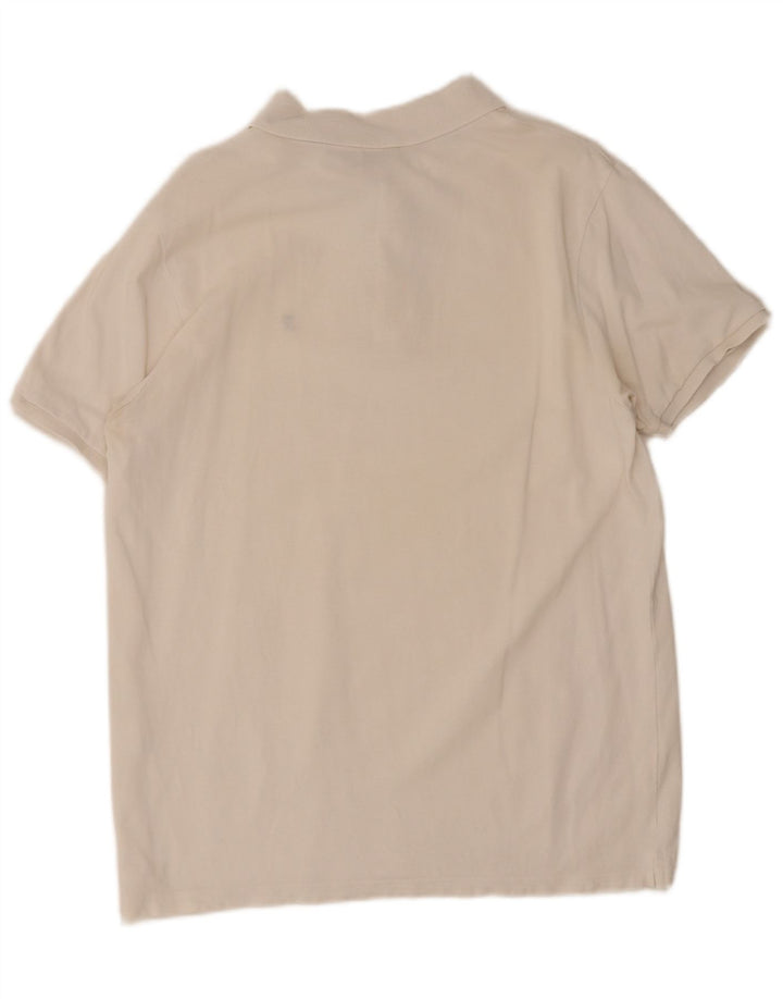 Camisa polo masculina Rifle XL algodão branco