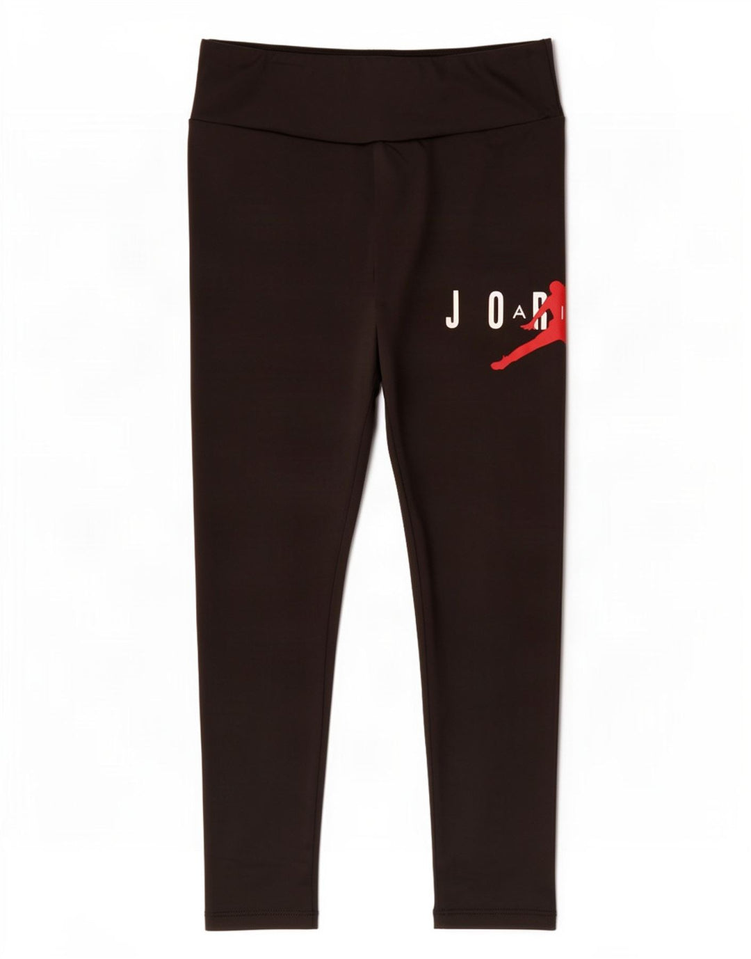 Leggings estampadas Jordan para meninas 10-11 anos poliéster preto médio