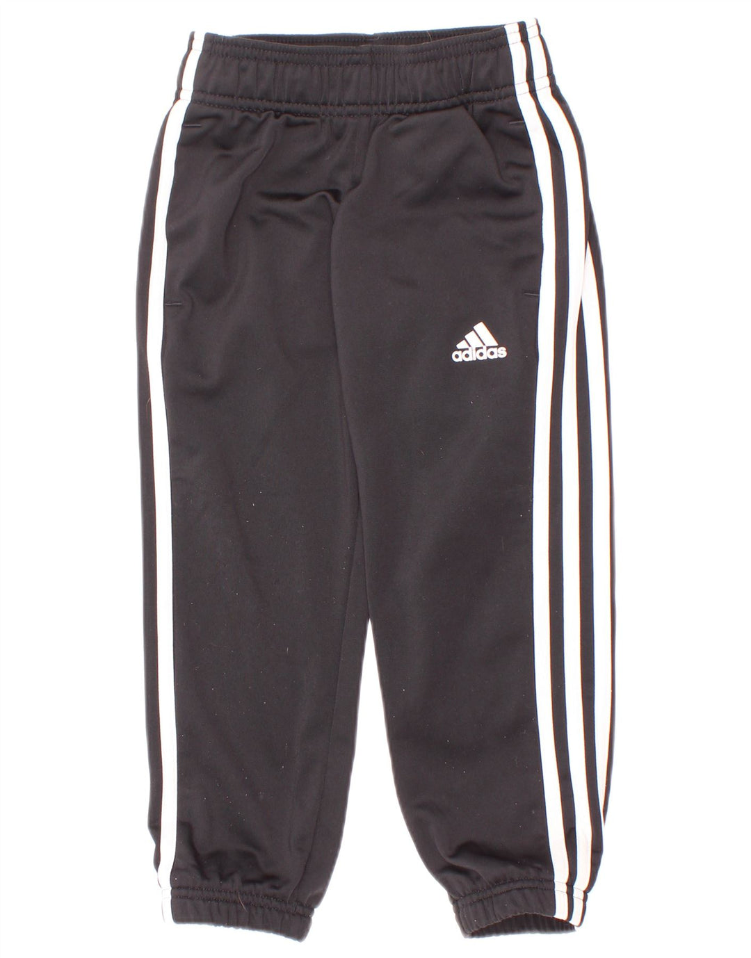 Adidas meninos calças de treino joggers 3-4 anos preto poliéster