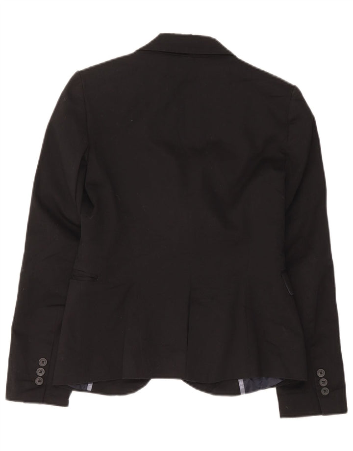 Jaqueta blazer feminina Zara com 1 botão Reino Unido 12 médio preto
