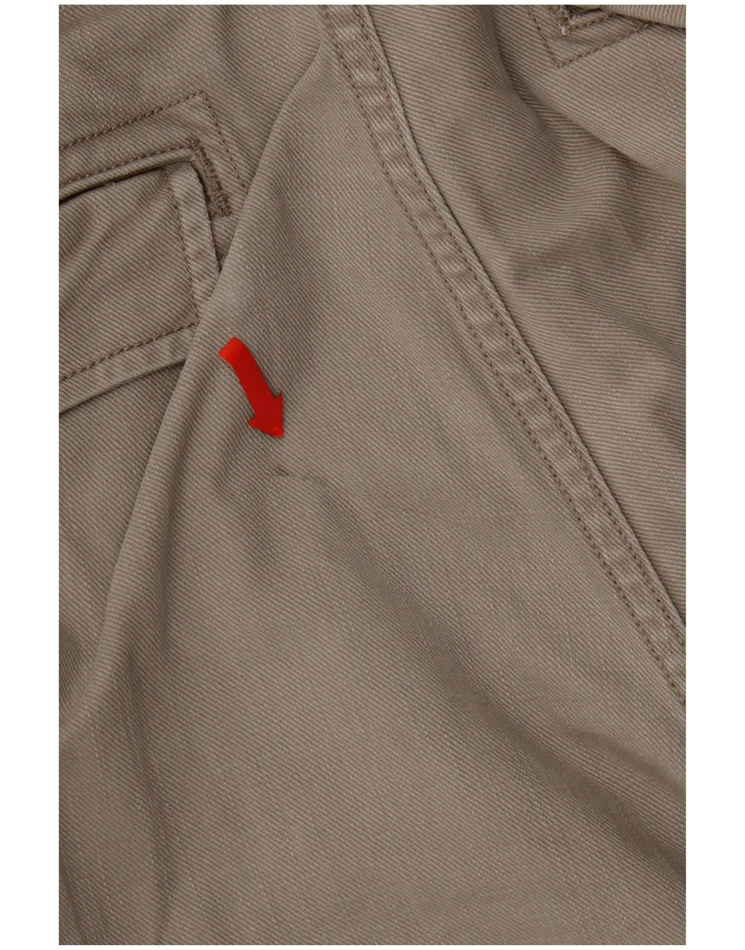 Shorts cargo masculino Levi's W34 grande algodão cinza
