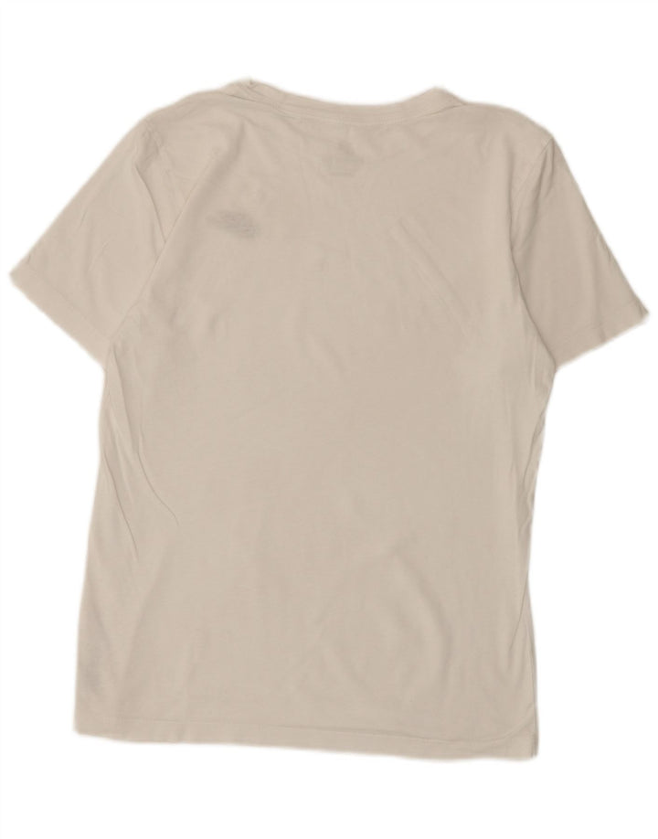 Nike Mens Camiseta Top Pequeno Algodão Branco