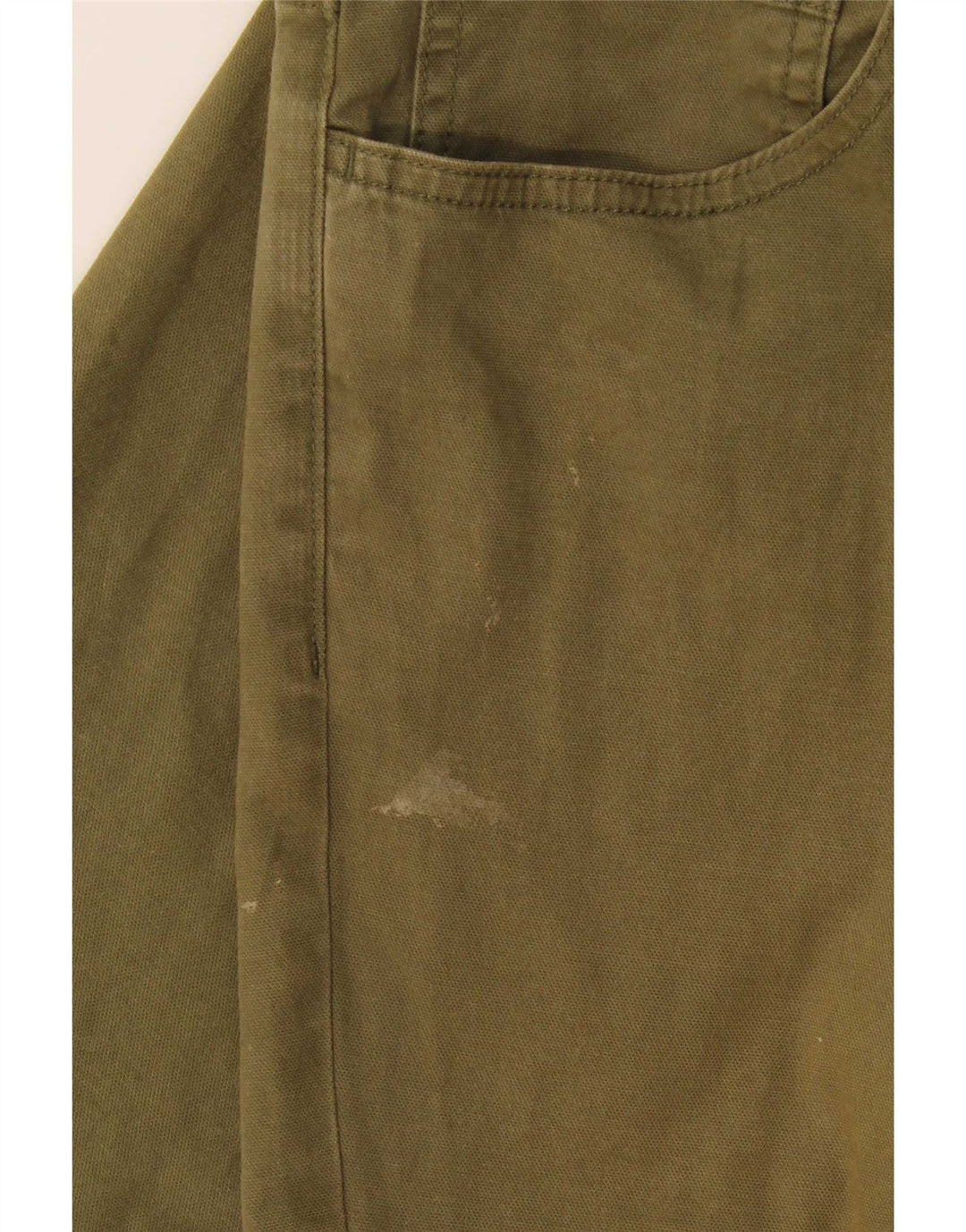 Calça casual slim masculina Ted Baker W32 L29 algodão cáqui
